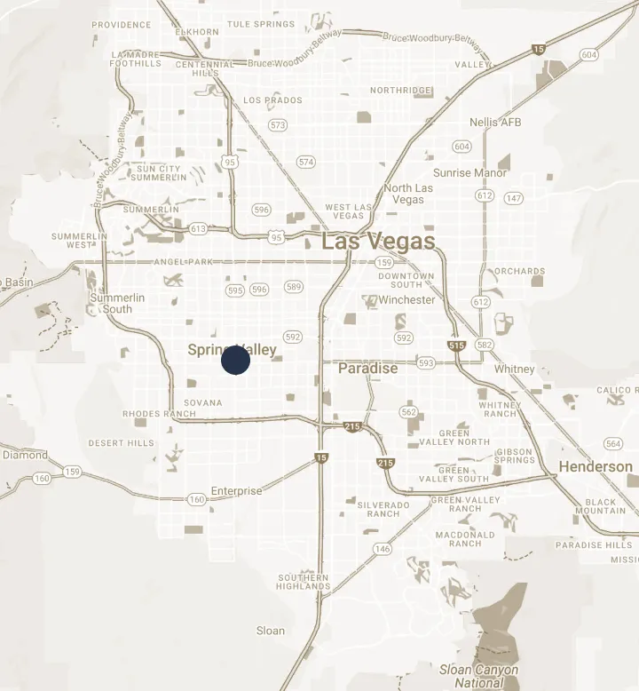 Nevada Fertility Center Location Map
